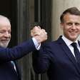 Lula liga para Macron para criticar tarifaço de Trump e defende acordo Mercosul-UE