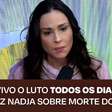 "Vivo o luto todos os dias", diz Nadja Haddad sobre morte do filho