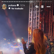 Poliana Rocha chama atenção com atitude incomum durante show de Zé Felipe