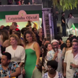 Odete e Heleninha na farra? Debora Bloch e Paolla Oliveira caem no samba em festa de Humberto Carrão