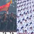 Maior desfile militar da China: escala e sincronia de soldados impressionam