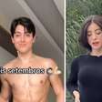 Bella Longuinho mostra antes e depois da transição: 'Dois setembros, duas pessoas'