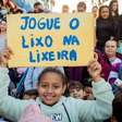 Contra poluição da represa, estudantes fazem abraço simbólico na Guarapiranga
