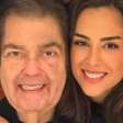 Um mês após a alta, Faustão levará a filha, Lara Silva, ao altar em casamento intimista