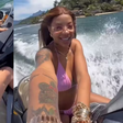 VÍDEO: Ludmilla é multada pela marinha após pilotar jet ski sem habilitação e sem colete
