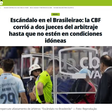Jornal argentino repercute afastamento de árbitros no Brasileirão: 'Escândalo'