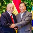 Antes de embarcar para o Maranhão, Lula se encontra com presidente da Bolívia em Brasília