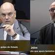 Moraes reage após ser chamado de palmeirense por advogado em julgamento: 'Consequências sérias'