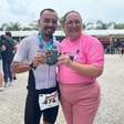Acompanhado de toda a família, atleta viaja do Norte ao Sul e conclui Ironman 70.3 pela primeira vez