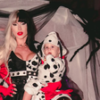 Virginia Fonseca se fantasia de Cruella com os filhos para festa de Halloween com Vini Jr.