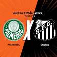 Palmeiras x Santos: onde assistir, escalações e arbitragem