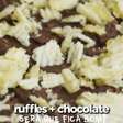 Ruffles + chocolate