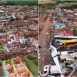 Ratinho Jr. decreta estado de calamidade pública após tornado devastar cidade e matar 6 no Paraná
