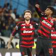 Flamengo comemora vitória do Mirassol sobre o Palmeiras pelo título brasileiro
