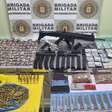 Operações relâmpago da Brigada em Cachoeirinha apreendem R$ 427 mil, armas, drogas e sete presos
