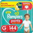 Fralda Pampers Pants Ajuste Total G (144 fraldas) - Aproveite 6% de desconto!