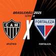 Atlético x Fortaleza, AO VIVO, com a Voz do Esporte, às 17h30