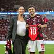 Milan brinca com nome do filho de Arrascaeta e parabeniza ídolo do Flamengo