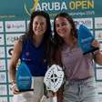 Paranaense Vitória Marchezini é bicampeã em Aruba ao lado de Chow