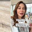 Maíra Cardi visita obra de mansão e encontra piso de R$ 2 milhões arrebentado: 'Assim não dá!'