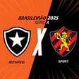 Botafogo x Sport, AO VIVO, com a Voz do Esporte, às 19h