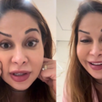 Maíra Cardi fica com a sobrancelha torta após erro em procedimento estético: 'Estou ridícula'