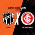 Ceará x Internacional: onde assistir, escalações e arbitragem