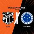 Ceará x Cruzeiro: onde assistir, escalações e arbitragem