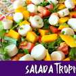 Salada tropical super diferente: prática e rápida para o seu almoço de verão ou Réveillon