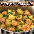 Linguiça toscana com batata refogada: prato simples e rápido para o almoço do dia a dia
