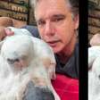 Márcio Garcia chora ao revelar câncer de cachorro e pede ajuda aos seguidores