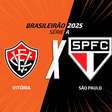 Vitória x São Paulo: onde assistir, escalações e arbitragem