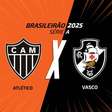 Atlético x Vasco: onde assistir, escalações e arbitragem