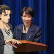 O impacto de Attack on Titan no Japão é tão grande que a nova primeira-ministra está usando seu lema: "Coloquem toda a sua fé em mim"