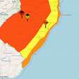 Aumenta para três o número de alertas de tempo severo para o RS