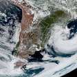 Imagem de satélite da Nasa revela dimensão do ciclone extratropical que atingiu Sul e Sudeste