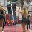 Bruna Griphao toma broncas de professor durante aula de samba em ensaio do Salgueiro