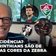 Coincidência? Vasco e Corinthians são de Virgem e têm as cores da zebra