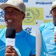 Cauã Costa se classifica na liderança em evento da WSL e exalta Praia do Futuro: 'Escola'