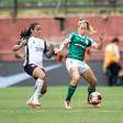 Corinthians enfrenta Palmeiras no Paulistão Feminino; veja fotos
