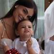 Amanda Kimberlly exibe clique de Helena, sua filha de Neymar, com vestido de grife; saiba o valor