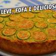 Torta de abobrinha: receita fácil e prática que fica pronta em poucos minutos para o seu almoço.