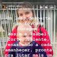 Pai de Isabel Veloso comove ao detalhar dias da filha na UTI: 'Mesmo ferida...'
