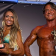 Theo Becker e a esposa conquistam pódio em campeonato de fisiculturismo