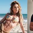 FLAGRA! Não assumidos, Jade Picon e André Lamoglia trocam beijos em praia do Rio