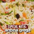 Arroz à grega de Natal