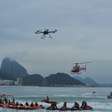 Bombeiros usam drones com alto-falante para alertar sobre mergulho noturno no RJ