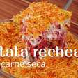 Batata recheada com carne seca para surpreender a todos com muito sabor e praticidade