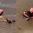 Tempestade vira embarcação e família passa mais de 18 horas à deriva no Rio Paraná
