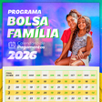 Calendário Bolsa Família 2026: Datas de pagamentos para NIS final 1,2,3,4,5,6,7,8,9 e 0